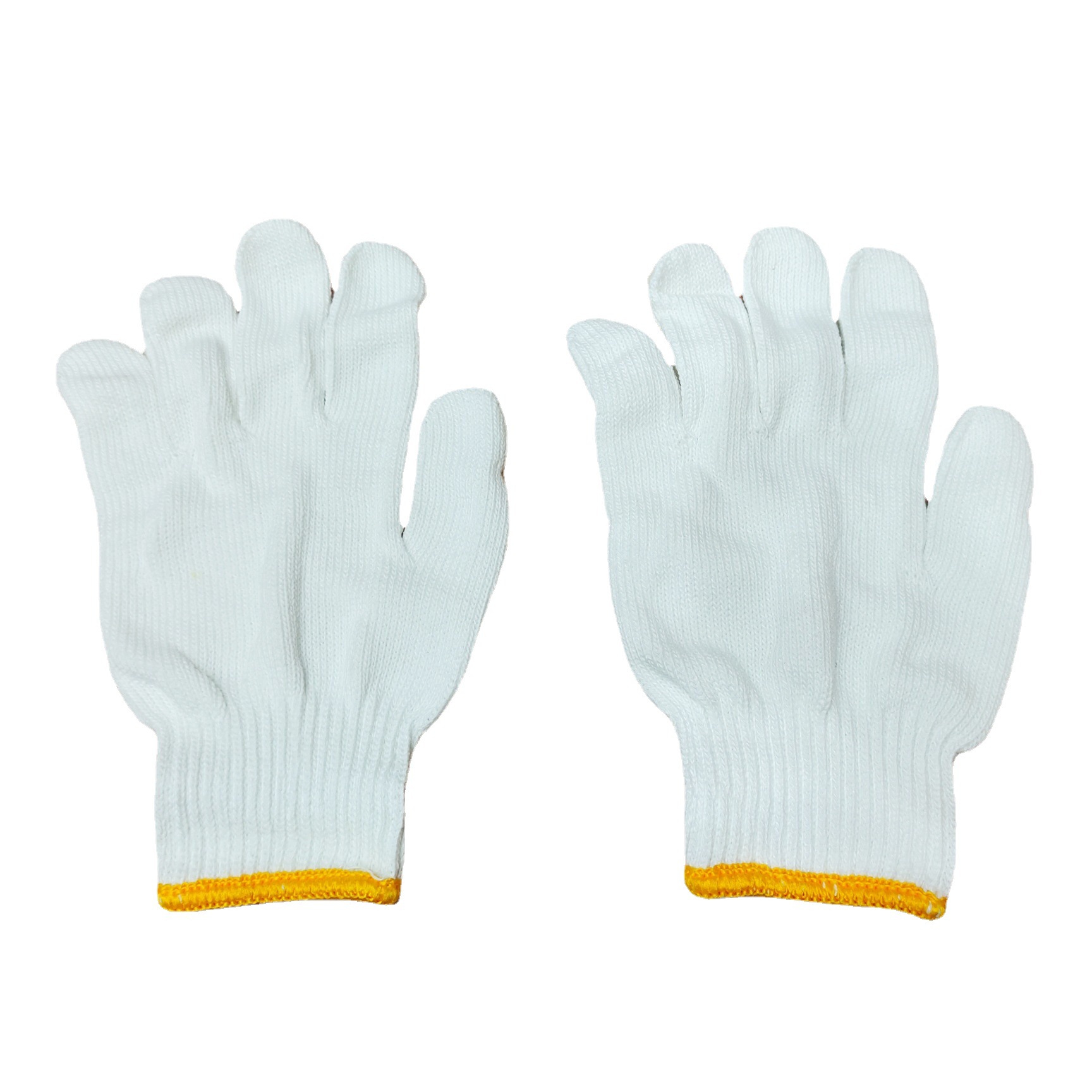Cotton White Woolen Gloves